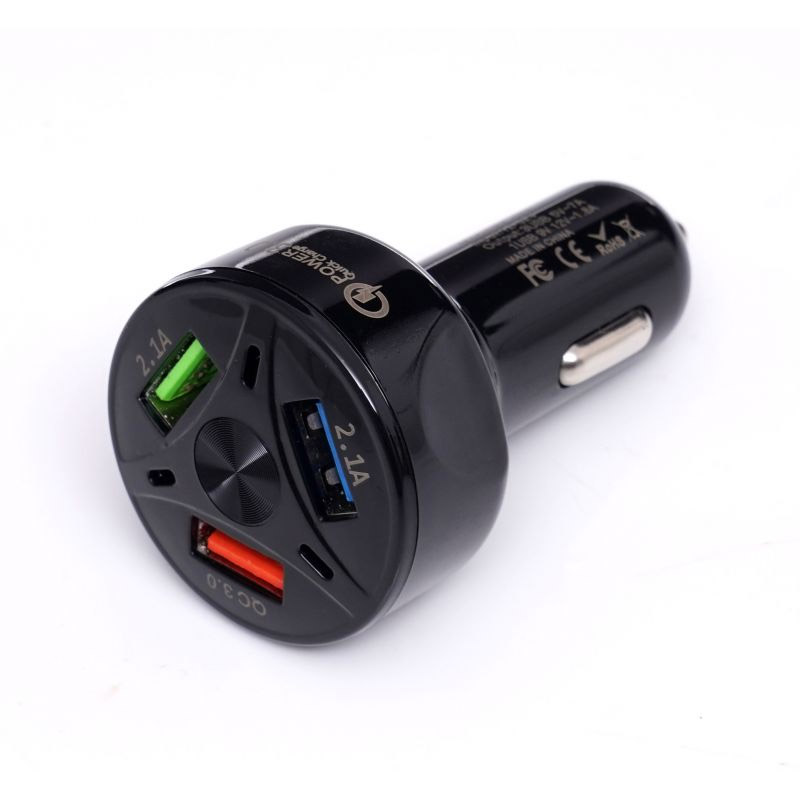 USB QC USB Θύρες 2 με Kraft&Dele και KD-1238 1 3.0 2.1A Φορτιστής LED Αυτοκινήτου