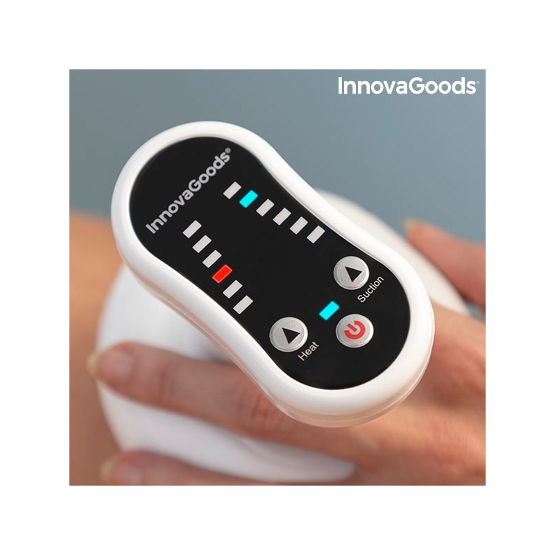 Επαναφορτιζόμενη Συσκευή Μασάζ Κατά της Κυτταρίτιδας με Αναρρόφηση και Θερμότητα InnovaGoods V0103226