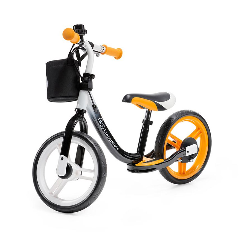 Παιδικό Ποδήλατο Ισορροπίας Με Αξεσουάρ KinderKraft Space Χρώματος Πορτοκαλί KKRSPACORA00AC