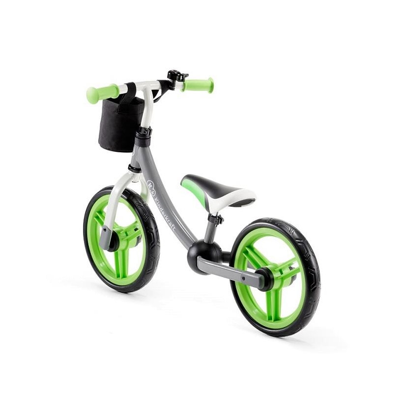 Παιδικό Ποδήλατο Ισορροπίας Με Αξεσουάρ KinderKraft 2Way Next Χρώματος Γκρι