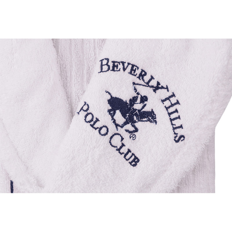 Μπουρνούζι Χρώματος Λευκό Beverly Hills Polo Club 355BHP1714