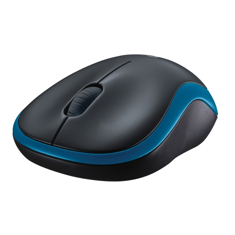 Ασύρματο Οπτικό Ποντίκι 2.4GHz USB Logitech M185 Χρώματος Μπλε