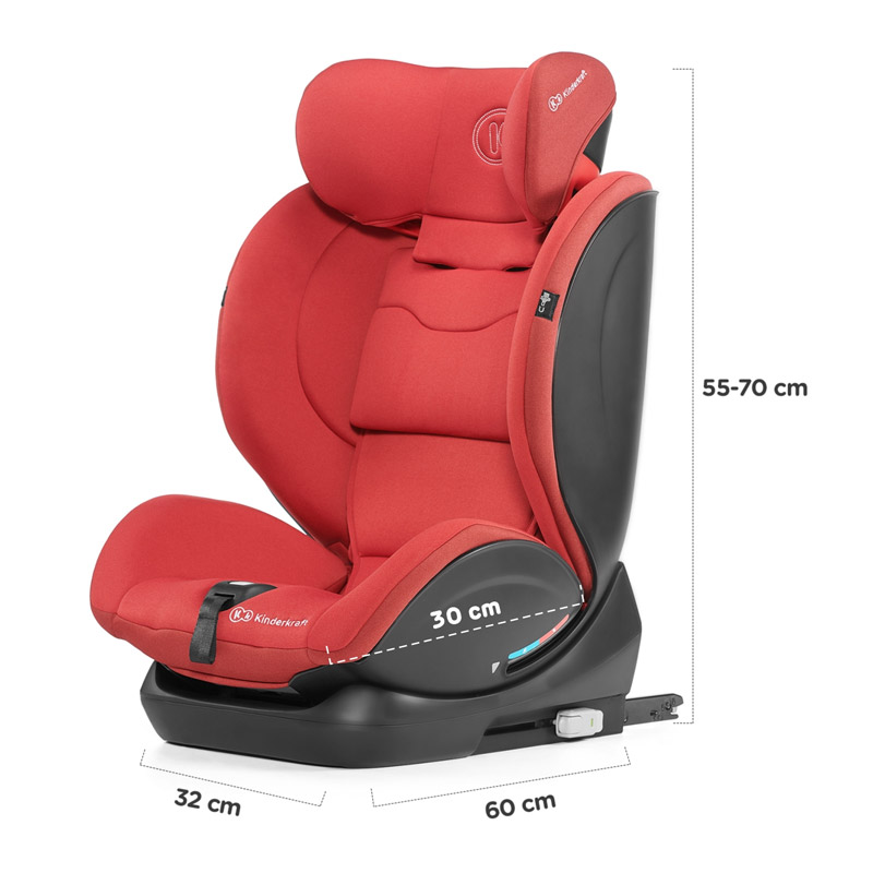 Παιδικό Κάθισμα Αυτοκινήτου Χρώματος Κόκκινο για Παιδιά 0-36 Kg KinderKraft MyWay Isofix