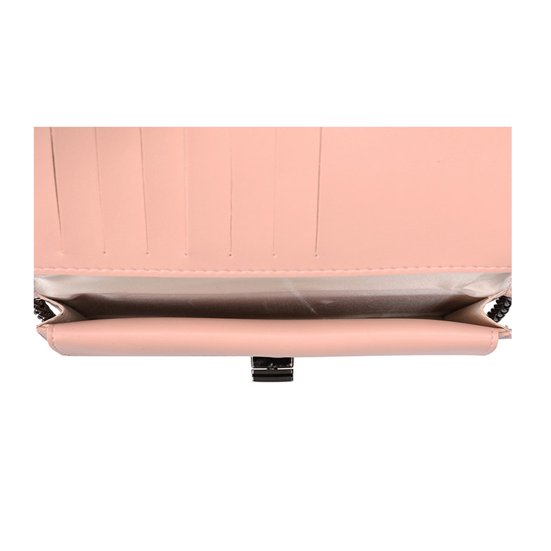 Γυναικεία Τσάντα Ώμου Κροκό με Αλυσίδα Χρώματος Ροζ Laura Ashley Duthie 651LAS1747