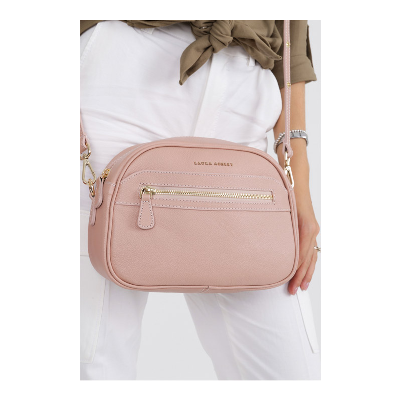 Γυναικεία Τσάντα Ώμου με Λουράκι Χρώματος Ροζ Laura Ashley Cavaye 663LAS0115