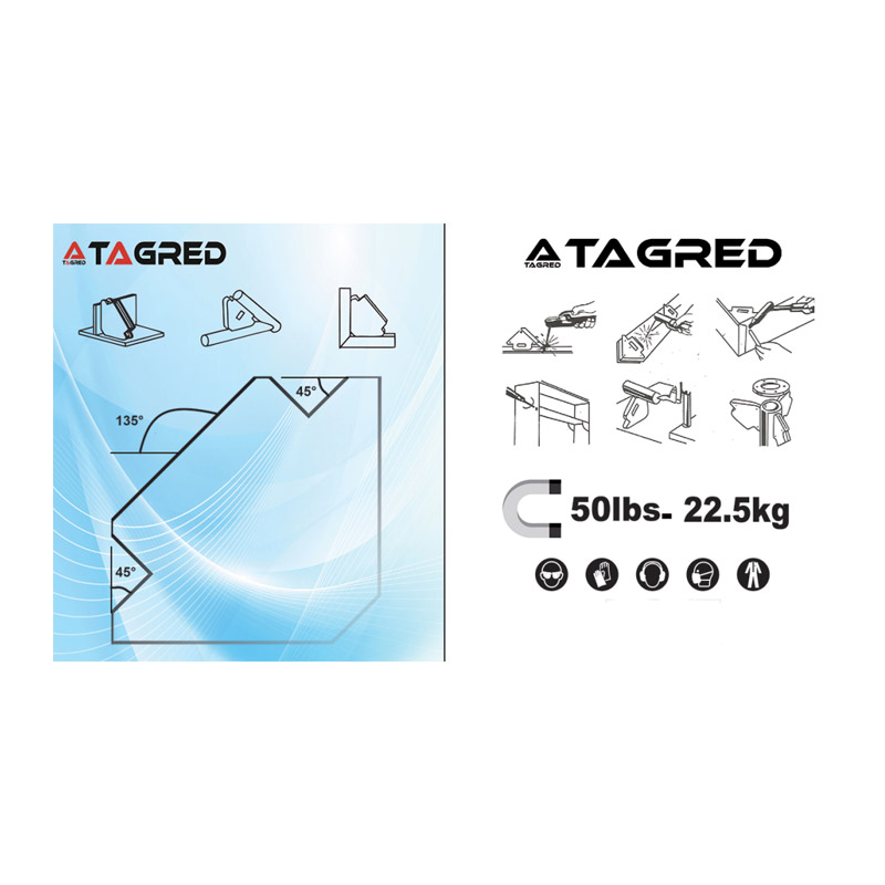 Μαγνητική Γωνία Συγκράτησης Μετάλλων για Ηλεκτροσυγκόλληση έως 22.5 Kg TAGRED TA621