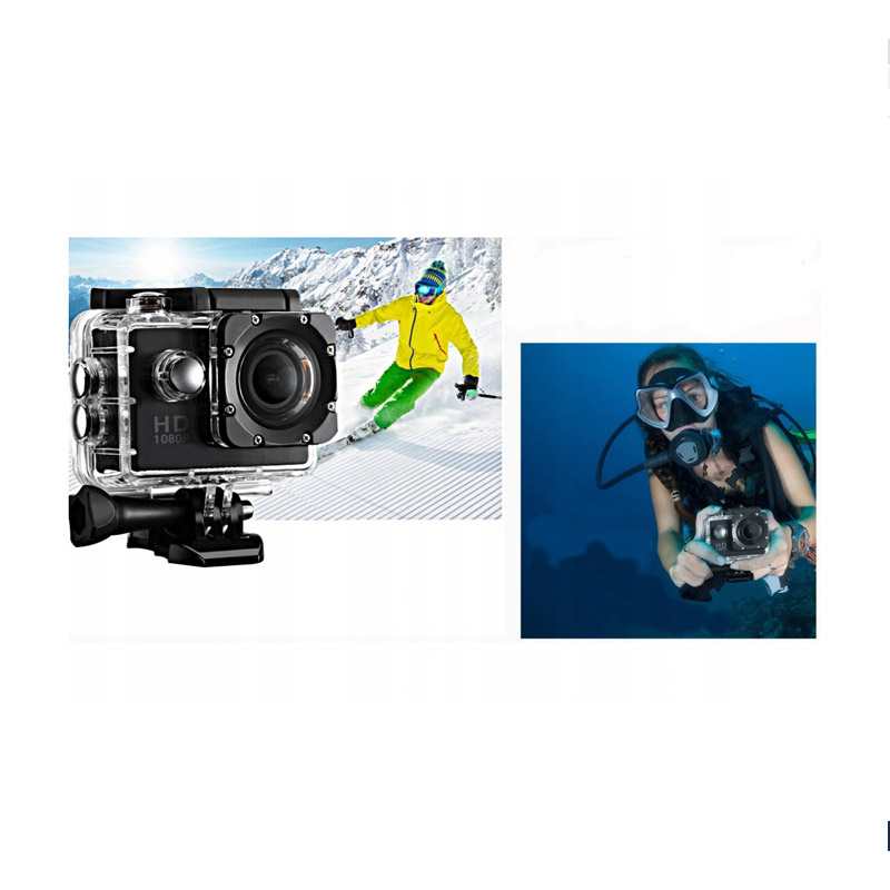 Αδιάβροχη Action Camera με Οθόνη LCD 2” SPM Scamera-Black
