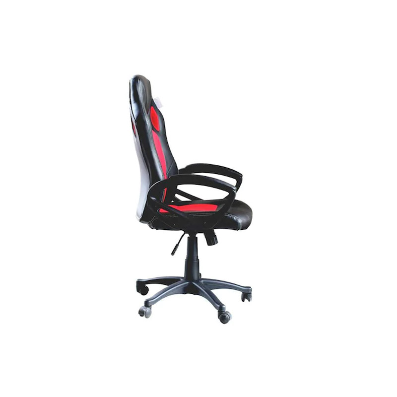 Καρέκλα Gaming Χρώματος Μαύρο - Κόκκινο Hoppline HOP1000870-3