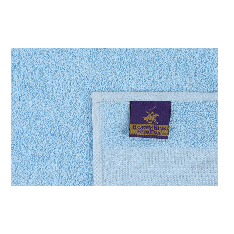 Σετ με 4 Πετσέτες Μπάνιου 70 x 140 cm Χρώματος Μπλε Beverly Hills Polo Club 355BHP2612