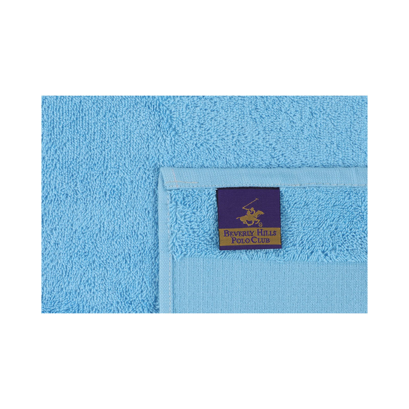 Σετ με 4 Πετσέτες Προσώπου 50 x 90 cm Χρώματος Μπλε Beverly Hills Polo Club 355BHP2373