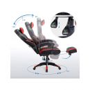 Καρέκλα Gaming με Υποπόδιο Songmics OBG77BR
