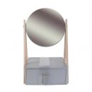 Ξύλινη Κοσμηματοθήκη - Μπιζουτιέρα με Καθρέπτη 29 x 16 x 17.5 cm Home Deco Factory HD2300