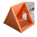 Ξύλινο Κλουβί Κουνελιών - Σπίτι Μικρών Ζώων 118 x 50 x 45 cm PawHut D51-015