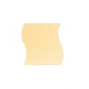 Σετ Επιτοίχιοι Κυματιστοί Καθρέπτες 15 cm Χρώματος Χρυσό 12 τμχ Home Deco Factory HD4373-Curve