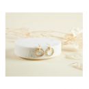 Σκουλαρίκια Alevine Jewellery Eloise με Κρύσταλλα Ζιργκόν Χρώματος Χρυσό 8720195389965