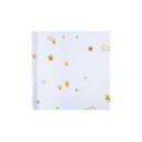 Παιδική Κουρτίνα με Τρουκς 140 x 250 cm White Gold Stars Atmosphera 127188-White
