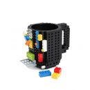 Κούπα Τύπου Lego Χρώματος Μαύρο SPM BrickMug-Black