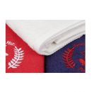 Σετ με 3 Πετσέτες Προσώπου 50 x 90 cm Χρώματος Λευκό - Κόκκινο - Navy Beverly Hills Polo Club 355BHP2303