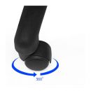 Καρέκλα Gaming Χρώματος Μαύρο - Γκρι Hoppline HOP1000870-1
