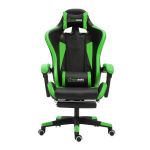 Καρέκλα Gaming με Υποπόδιο Χρώματος Πράσινο Herzberg HG-8080GRN