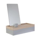 Ξύλινη Κοσμηματοθήκη - Μπιζουτιέρα με Καθρέπτη 25 x 8.5 x 12 cm Home Deco Factory HD2303