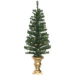Τεχνητό Χριστουγεννιάτικο Δέντρο 120 cm με 60 Φωτάκια LED και 140 Κλαδιά HOMCOM 830-545V00GN