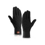 Πλεκτά Γάντια για Οθόνη Αφής Χρώματος Μαύρο SPM DYN-DTGloves-BLK