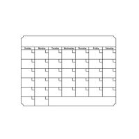 Μαγνητικό Ημερολόγιο Ψυγείου Χρώματος Λευκό SPM FridgePlanCal-WHT