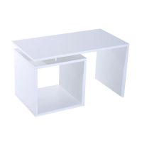 Ξύλινο Τραπέζι Σαλονιού 77 x 40 x 44 cm Χρώματος Λευκό  HOMCOM 833-136WT
