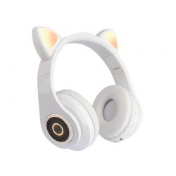 Ασύρματα Ακουστικά Bluetooth Γάτα Χρώματος Λευκό SPM B39-White