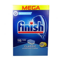 Απορρυπαντικό Πλυντηρίου Πιάτων Finish Classic Every Day Clean Λεμόνι 110 Ταμπλέτες Fin-Lem-110