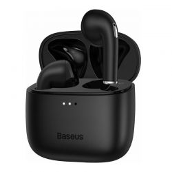 Ασύρματα Ακουστικά Bluetooth με Βάση Φόρτισης Bowie E8 TWS Χρώματος Μαύρο Baseus NGE8-01