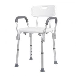 Αντιολισθητική Καρέκλα Μπάνιου με Ρυθμιζόμενο Ύψος 55 x 45 x 91 cm Bakaji 8054317259622