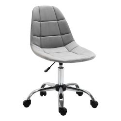 Περιστρεφόμενη καρέκλα Vinsetto για εργονομικό ρυθμιζόμενο γραφείο γραφείου Γκρι