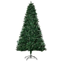 Πτυσσόμενο Τεχνητό Χριστουγεννιάτικο Δέντρο με Αποσπώμενη Βάση 210 cm HOMCOM 830-354V02