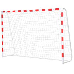HOMCOM Football and Soccer Goal σε PE Plastic για ενήλικες και παιδιά, 302x83x201cm Λευκό