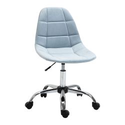 Περιστρεφόμενη καρέκλα Vinsetto για εργονομικό ρυθμιζόμενο γραφείο γραφείου γαλάζιο