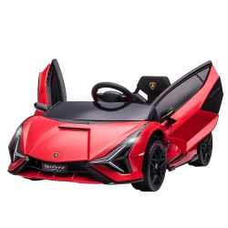HOMCOM Ηλεκτρικό αυτοκίνητο για παιδιά Lamborghini Et? 3-5 ετών - Κόκκινο