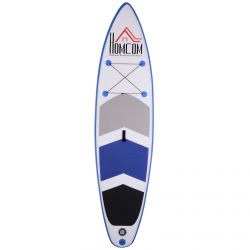 Homcom Φουσκωτό SUP Stand Up Paddle Board με κουπί και σακίδιο πλάτης 325x80x15cm