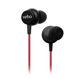 Ενσύρματα Ακουστικά με Μικρόφωνο Ζ3 Χρώματος Κόκκινο Veho VEP-105-Z3-R