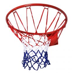 Δίχτυ HOMCOM Τσέρκι μπάσκετ μεταλλικό τσέρκι νάιλον δίχτυ Φ46cm