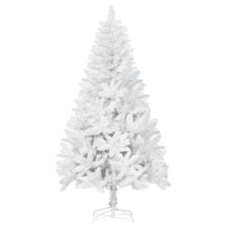 Λευκό Χριστουγεννιάτικο Δέντρο με 550 Κλαδιά PVC 102 x 180 cm HOMCOM 830-544V02WT