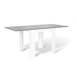 Ξύλινο Πτυσσόμενο Τραπέζι Τραπεζαρίας 80-160 x 78 x 74 cm Dina Idomya 30087319