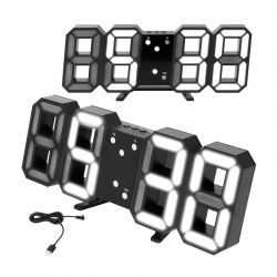 Ψηφιακό Ρολόι Τοίχου με LED Φωτισμό SPM 9143