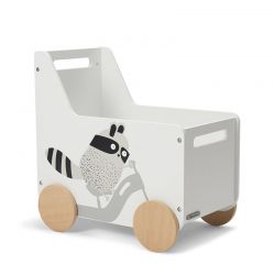 Ξύλινο Παιδικό Κουτί Αποθήκευσης 55.5 x 54 x 35 cm KinderKraft Racoon KKHRACOSKR0000