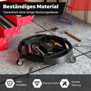 Costway Φορητός Ερπύστριος Εργαλείων με Τροχήλατο Δίσκο, 3 Περιστρε...