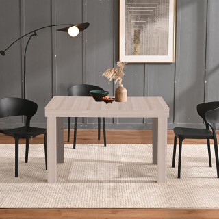 Επεκτεινόμενο Τραπέζι Φαγητού έως 6 Θέσεις 80 x 76 x 120-200cm Δρυς...