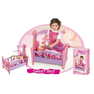 BAKAJI  Κούνια για Κούκλες Κρεβατάκι Κούνια Κουκλάκι με Μουσικό Παι...