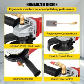 VEVOR Υγρός Γυαλιστής, Μεταβλητή Ταχύτητα, Σετ 8 τεμ, Επιπλέον Δίσκ... VEVOR Υγρός Γυαλιστής, Μεταβλητή Ταχύτητα, Σετ 8 τεμ, Επιπλέον Δίσκ...