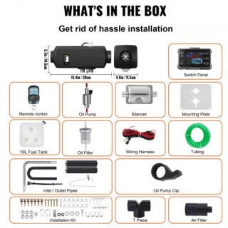 VEVOR 5KW 12V Πετρελαιοθερμαντήρας με Οθόνη LCD για Όχημα/Σκάφος Z... VEVOR 5KW 12V Πετρελαιοθερμαντήρας με Οθόνη LCD για Όχημα/Σκάφος Z...